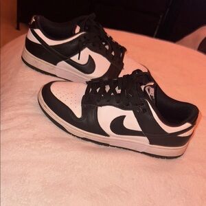 Nike Black and White Low-Top Sneakers